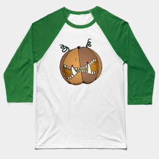 Pumpkin No 3 Baseball T-Shirt